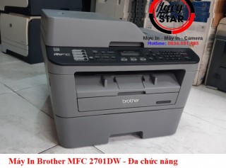 Máy in đa chức năng Brother 2701DW  ( in , scan, copy, fax , in đảo , mặt, in qua wifi)