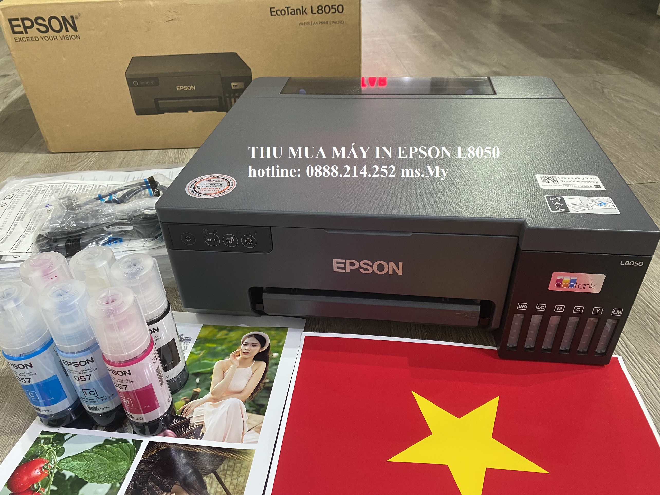  máy in Epson L8050 mới chính hãng
