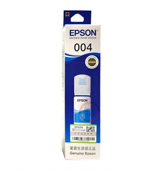 Mực in phun màu Epson Ecotank 004 màu xanh