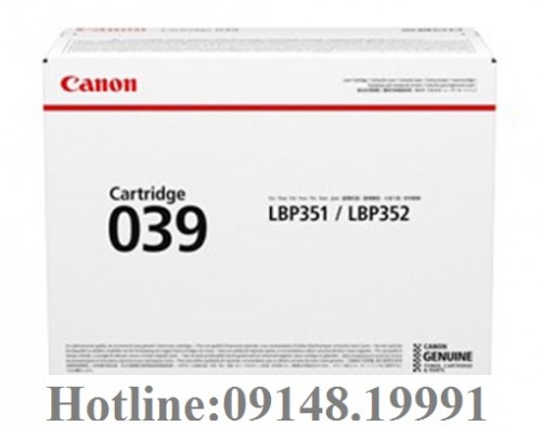 Hộp mực in Laser Canon 039 dùng Canon LBP 351X, LBP 352X