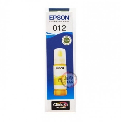 Mực in Epson 012 Ecotank Yellow Ink Bottle (C13T07K498)